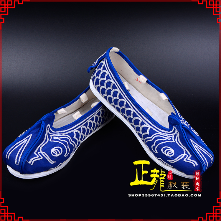 宿松戏鞋舞台演出鞋水路英雄三义斋布底鱼鳞洒