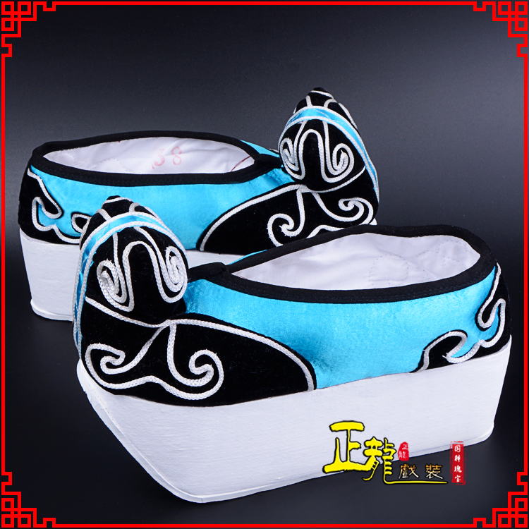 宿松京越剧黄梅戏古装男书生小生鞋云头鞋戏曲鞋云履 云头鞋