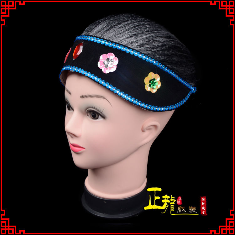 宿松老旦媒婆穷老太婆假发套 老旦头套