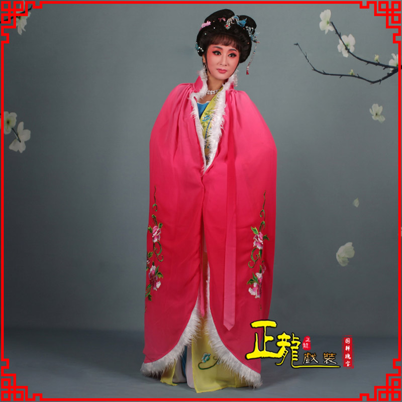 宿松小花旦绣花斗篷 花旦披风