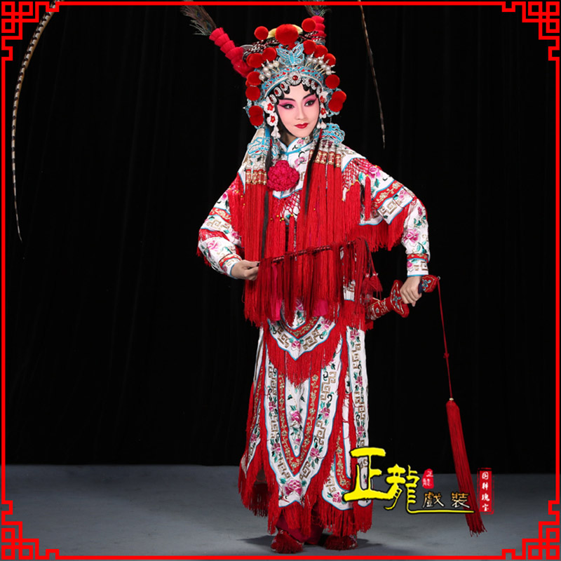 宿松刀马旦改容战父 软绉镶边女改良靠